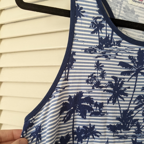Vineyard Vines Palm Tree Cotton Dress - Picture 2 of 8